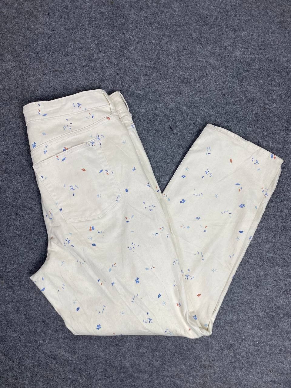 Japanese Brand vintage japanese brands 90s straight fullprint denim Size US 35 - 2 Thumbnail
