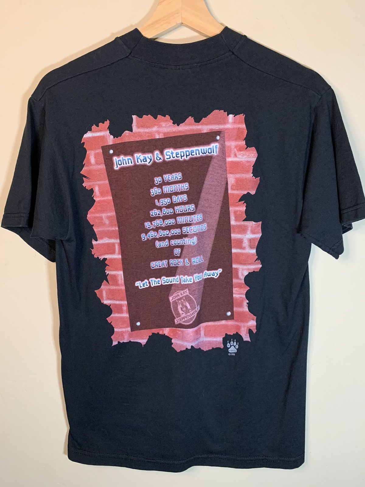 Band Tees × Vintage *RARE* Vintage 90’s Steppenwolf & John Kay Anniversary Shirt Size US M / EU 48-50 / 2 - 1 Thumbnail