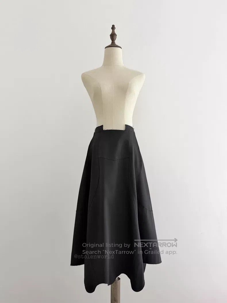 Comme des Garcons Comme Des Garcons size S Lace Hem Deconstructed Skirt Size 23" - 3 Thumbnail