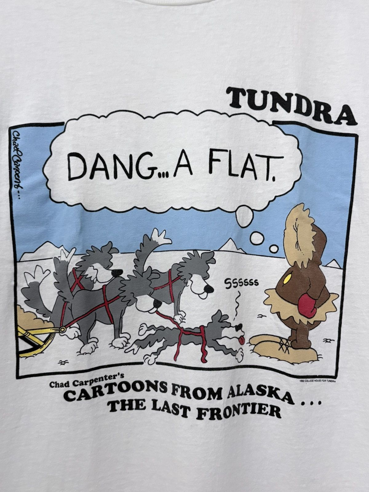 Vintage Vintage Parody Funny Cartoon Tee Alaska Dang A Flat Size US XL / EU 56 / 4 - 3 Thumbnail