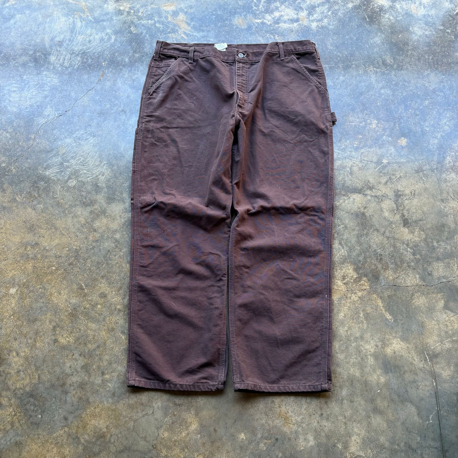 Carhartt Vintage baggy Dark Brown Carhartt Work pants Size US 42 / EU 58 - 3 Thumbnail