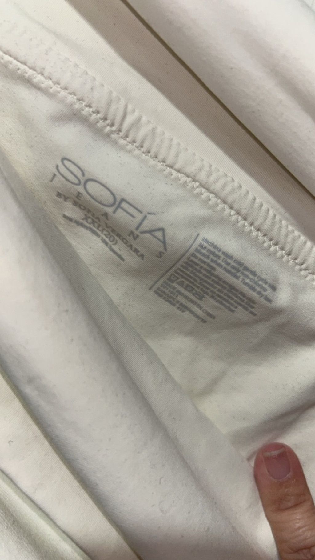 Other Sofia Vergara White Off Shoulder Bodysuit XXL Size XXL / US 16-18 / IT 52-54 - 3 Thumbnail