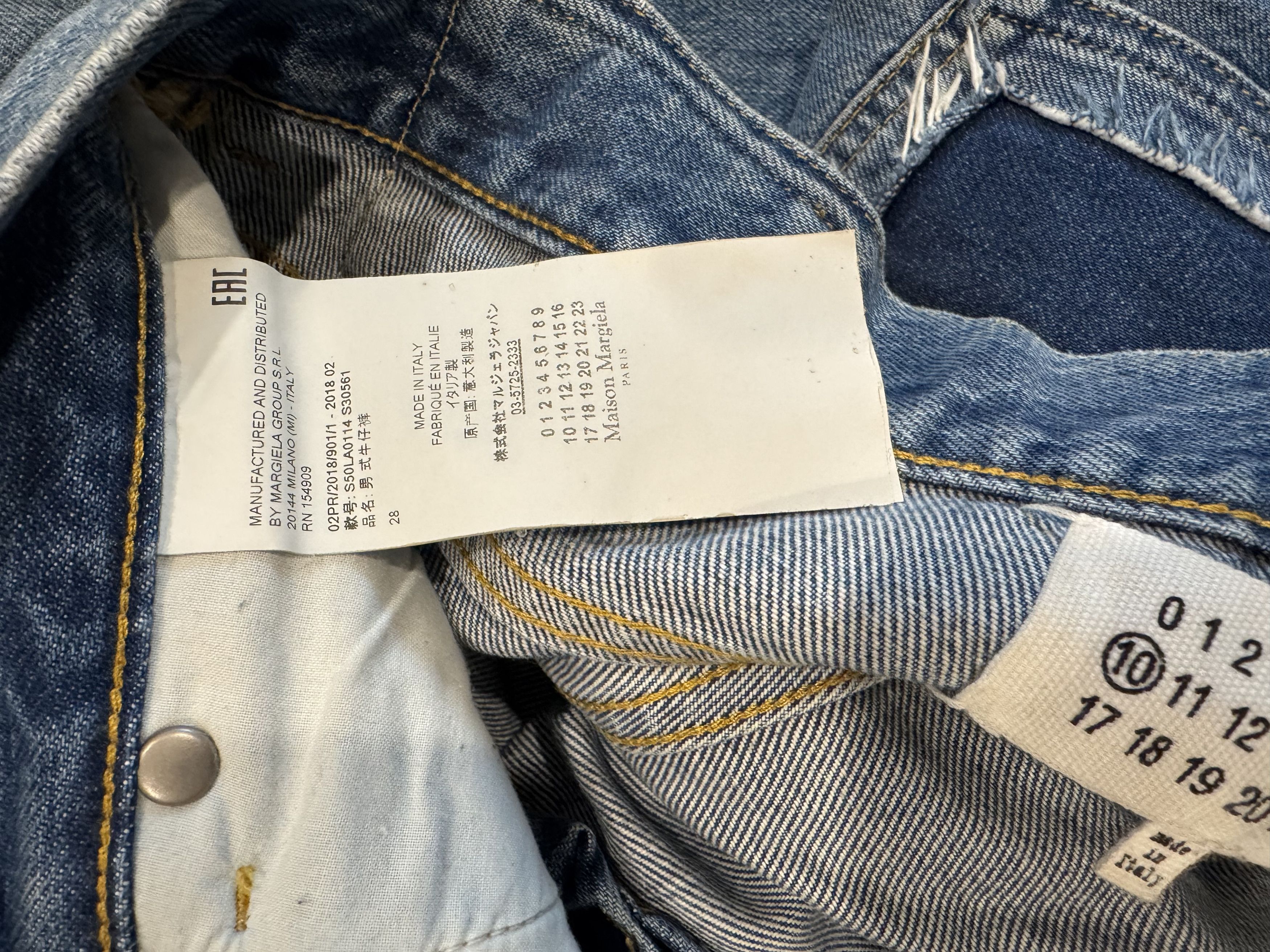 Maison Margiela Maison Margiela blue denim jeans size 28 Size US 28 / EU 44 - 6 Thumbnail
