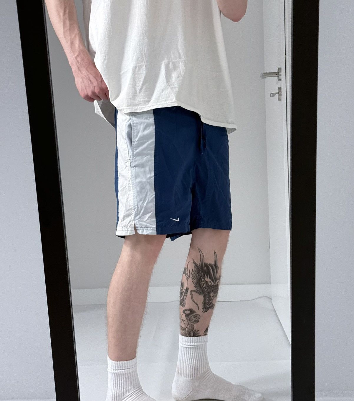Nike Vintage Nike y2k wide buggy streetwear oversize track shorts Size US 30 / EU 46 - 1 Thumbnail