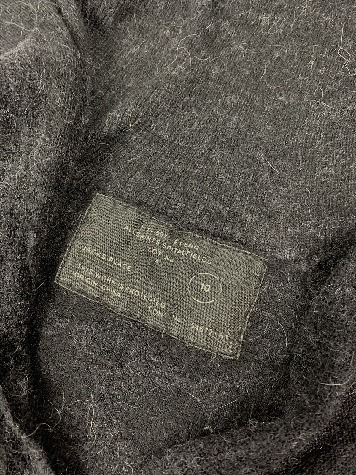 Allsaints Allsaints Sweater Avant Garde Dark Gray Size 10 Y2K Luxury Size M / US 6-8 / IT 42-44 - 8 Thumbnail