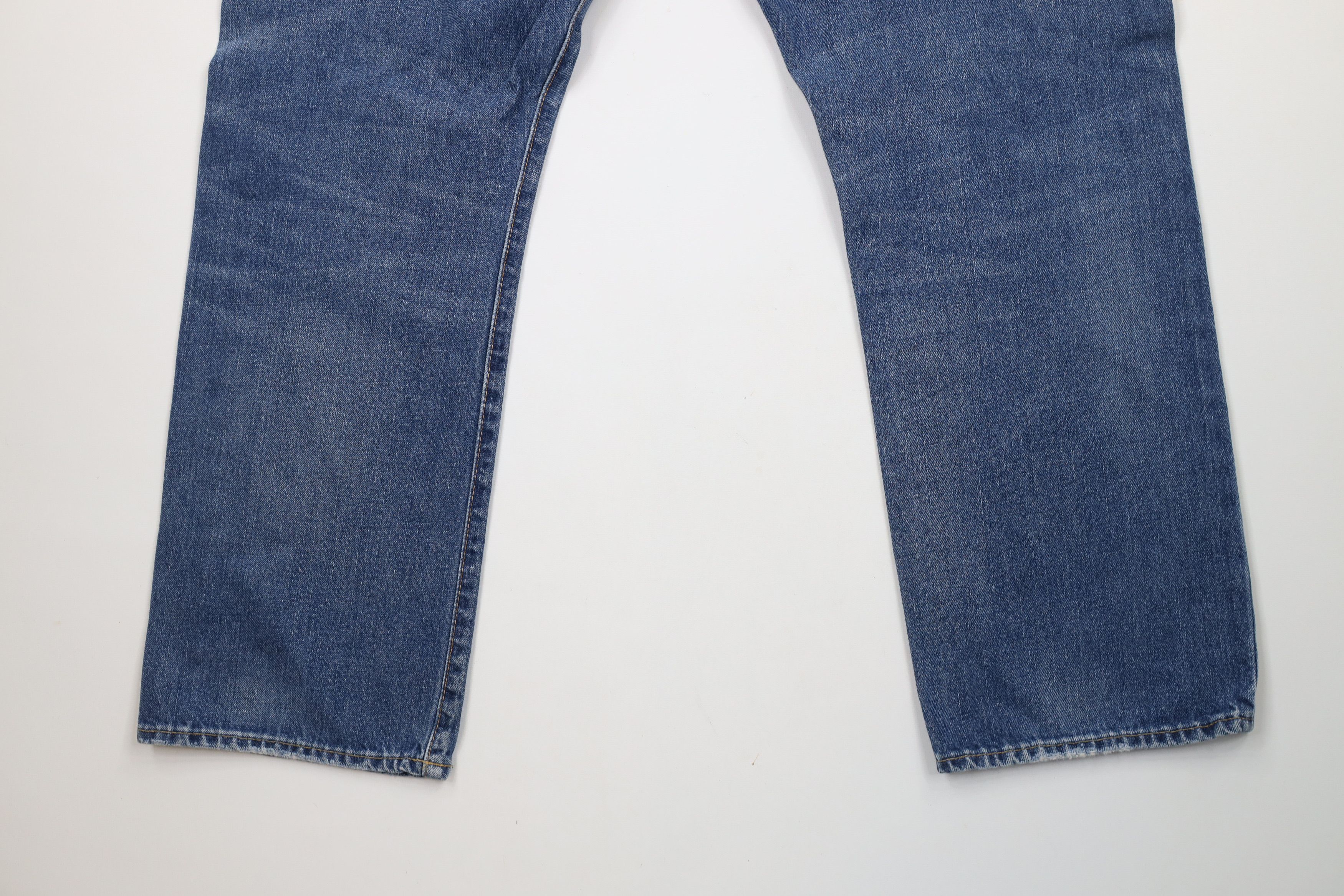 Ralph Lauren × Vintage Vintage Ralph Lauren Straight Leg Denim Jeans Blue Cotton Size US 38 / EU 54 - 14 Thumbnail