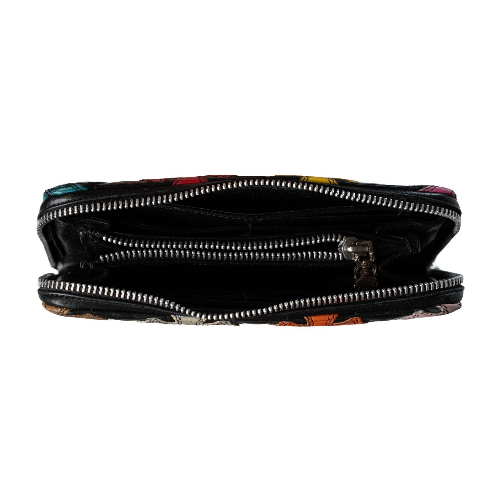 Chrome Hearts Multicolor Cross Patch Quilted Long Zip Wallet Size ONE SIZE - 3 Thumbnail