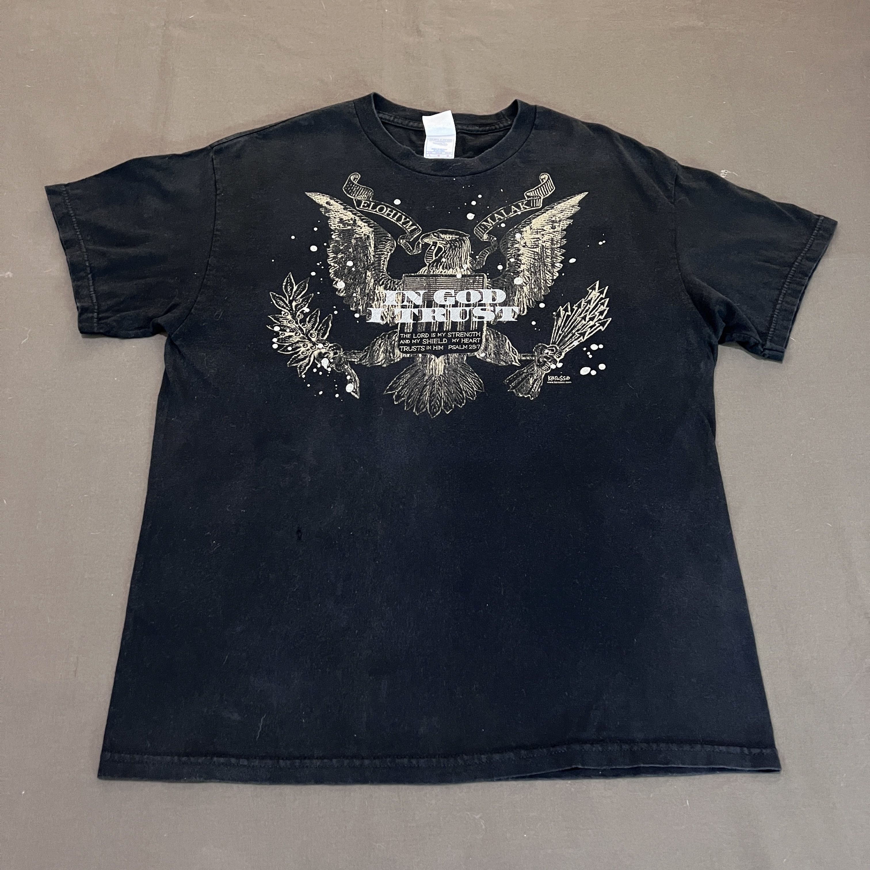 Vintage Vintage Y2K In God I Trust Jesus Holy Bible Tee Size US L / EU 52-54 / 3 - 2 Thumbnail