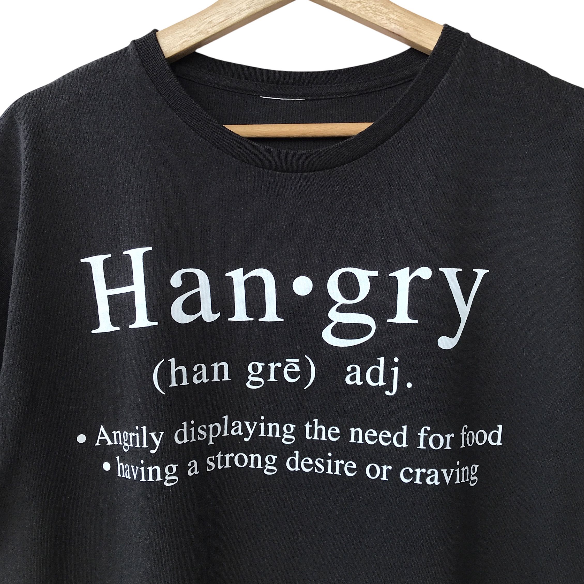 Vintage Hangry Vintage 2000s Wording Definition Art Tee Size US L / EU 52-54 / 3 - 3 Thumbnail