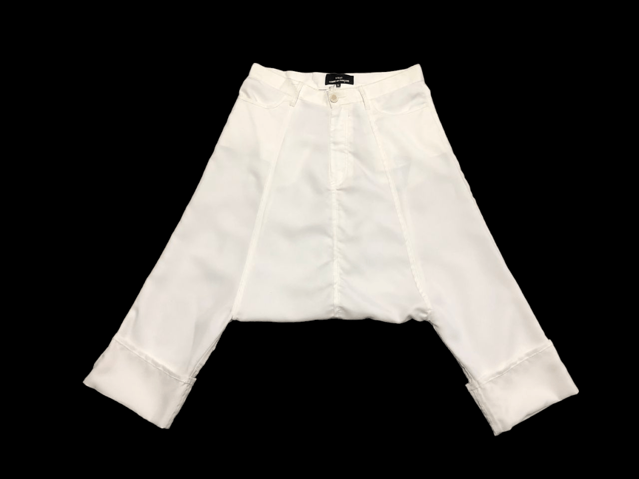 Tricot Comme des Garcons AD2015 Tricot comme des garcons White Pants Rare Design Size 32" / US 10 / IT 46 - 1 Thumbnail