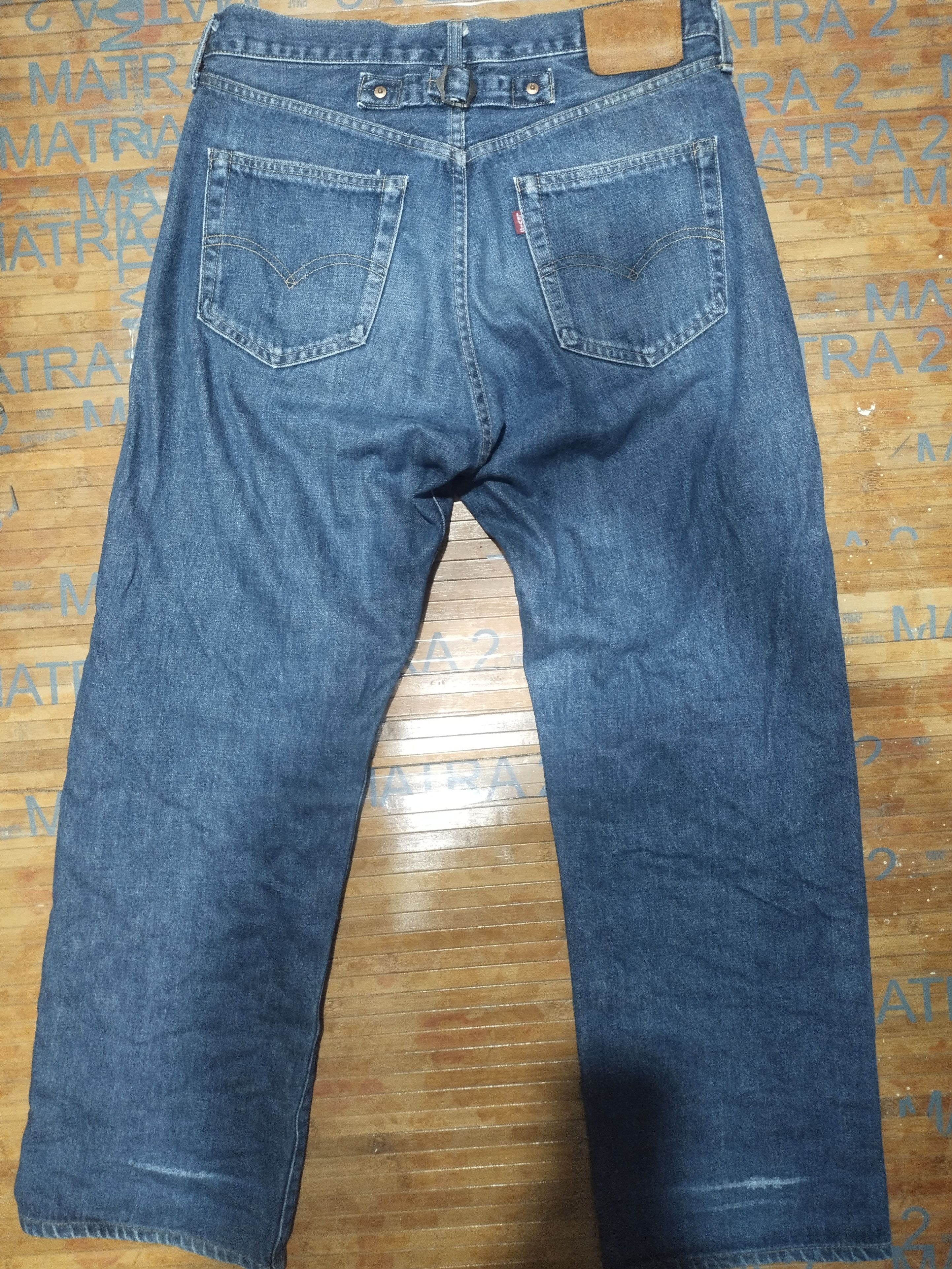 Vintage LEVIS 702 Big E "Japan" Sz 33"32" Size US 33 - 2 Thumbnail
