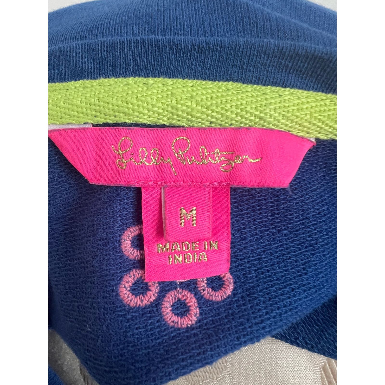 Lilly Pulitzer Lilly Pulitzer Landyn Ditsy Daisy Blue Sweatshirt Medium Size M / US 6-8 / IT 42-44 - 7 Thumbnail