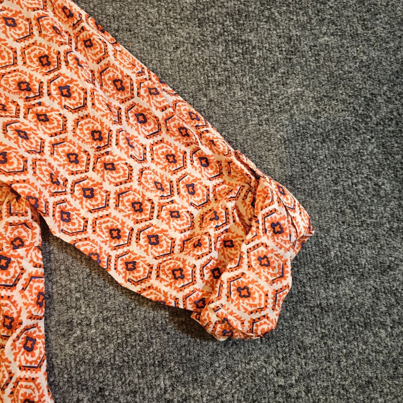 Talbots Talbots Shirt Women 14W Orange Button Long Sleeve Lightweight Casual Career Size XL / US 12-14 / IT 48-50 - 4 Thumbnail