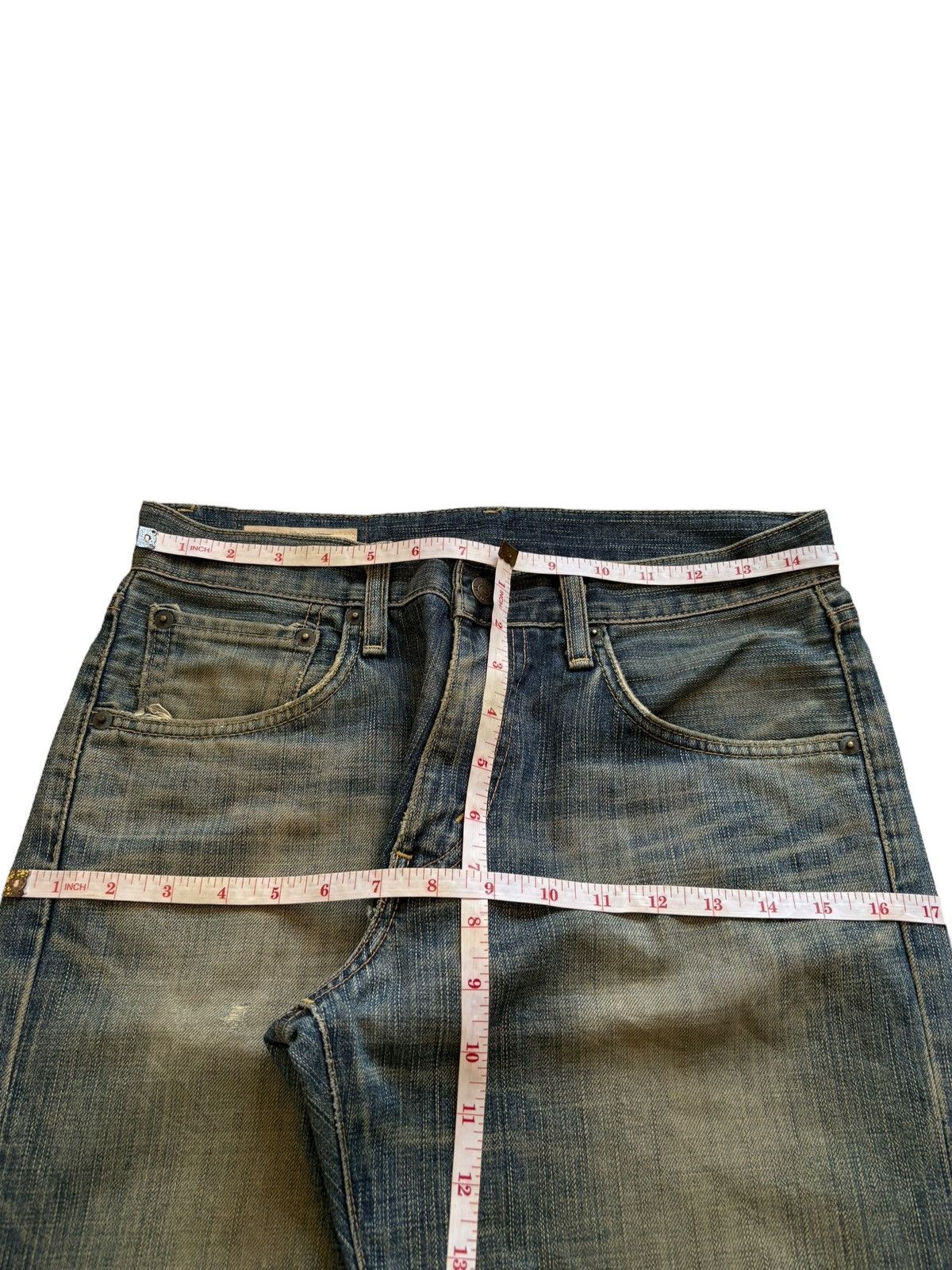 Edwin Vintage Edwin 503 Rusty Mud Wash Loose Baggy Jeans Size US 30 / EU 46 - 12 Thumbnail