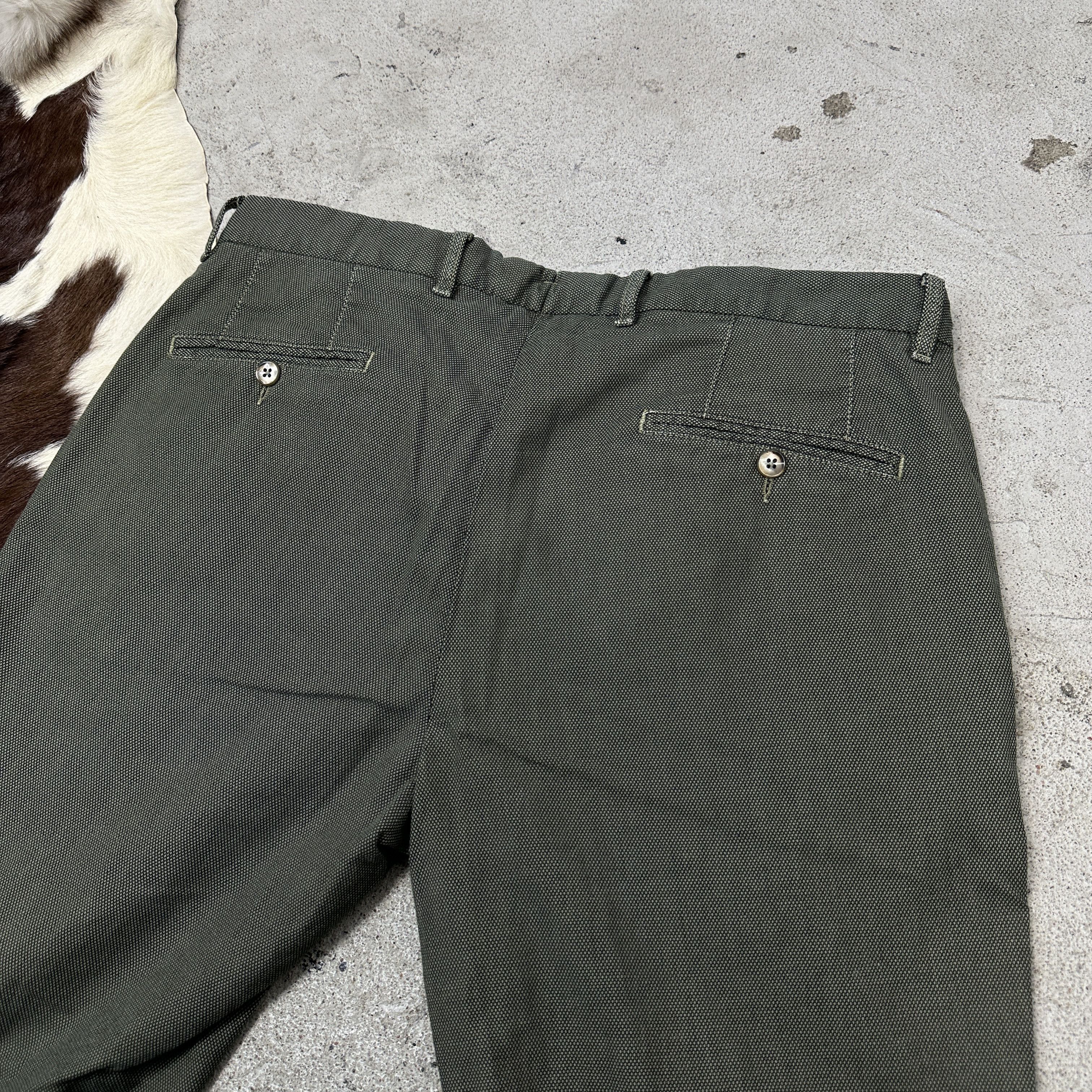 Vintage Vintage Straight LBM 1911 Italian Sartorial Pants 00s Size US 35 - 6 Thumbnail