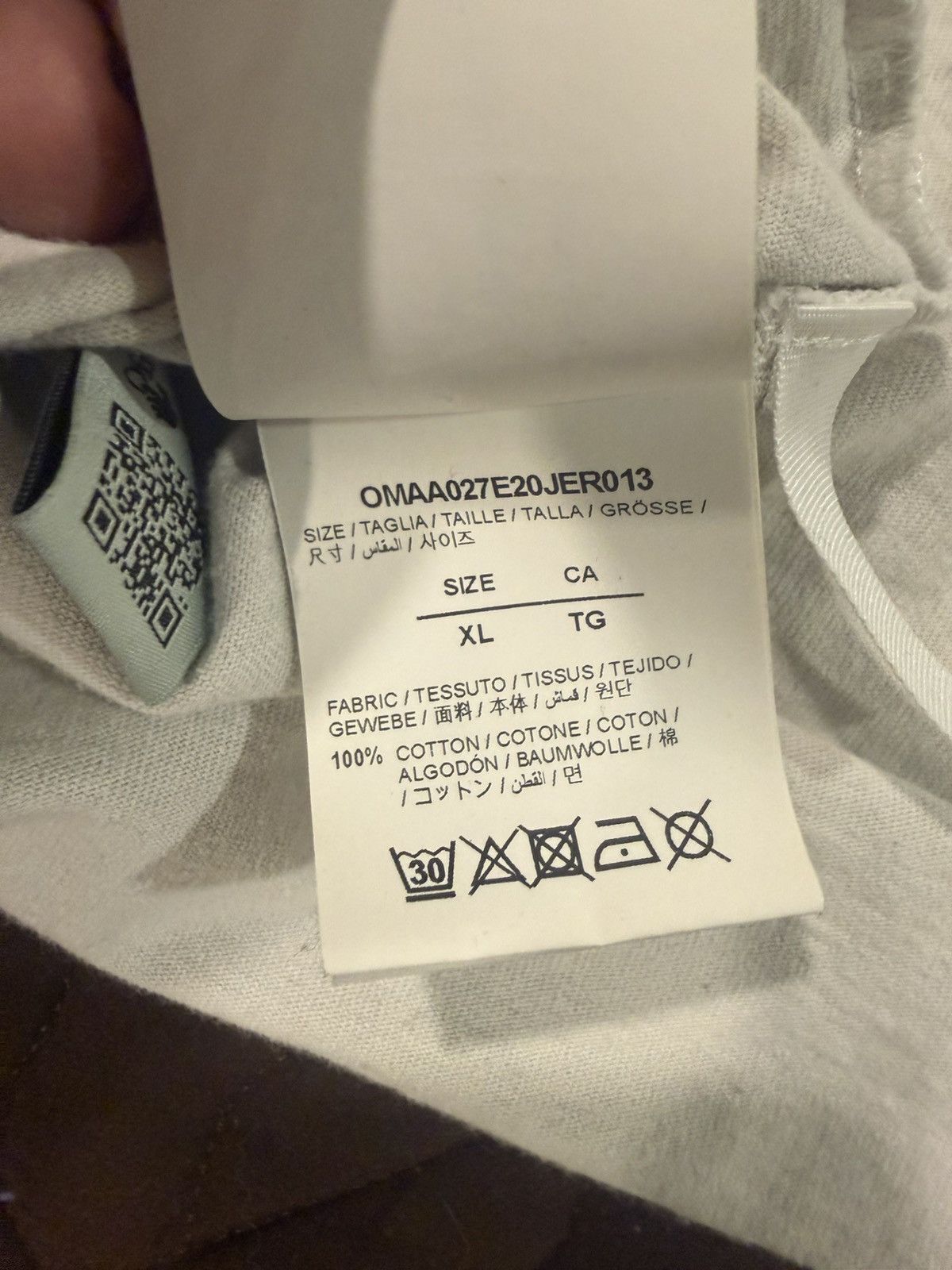 Off-White Off White Non Fiction Tee Size US XL / EU 56 / 4 - 4 Thumbnail