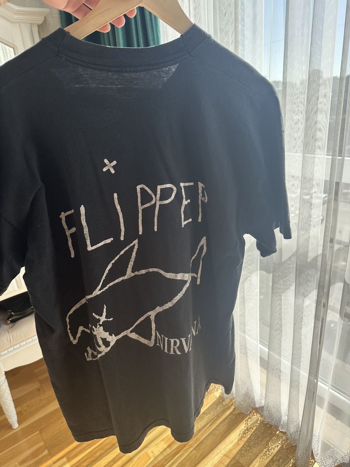 Nirvana × Vintage Vintage Nirvana Flipper 1998 Licensed T-shirt Size US L / EU 52-54 / 3 - 5 Thumbnail