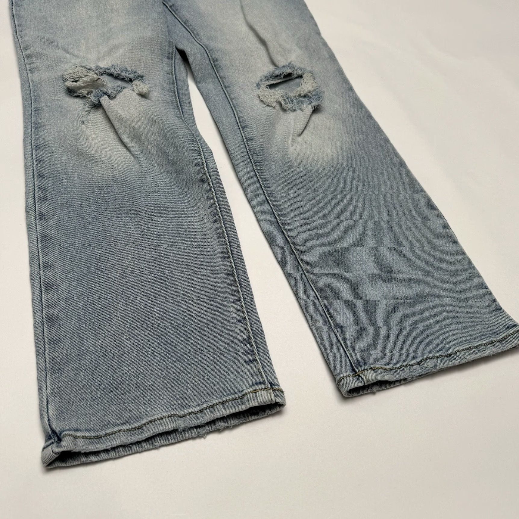 Jordache VINTAGE Jordache Jeans Women 90s Distressed Denim Blue Regular 28" Inseam Size 10 EUC Size 32" / US 10 / IT 46 - 2 Thumbnail