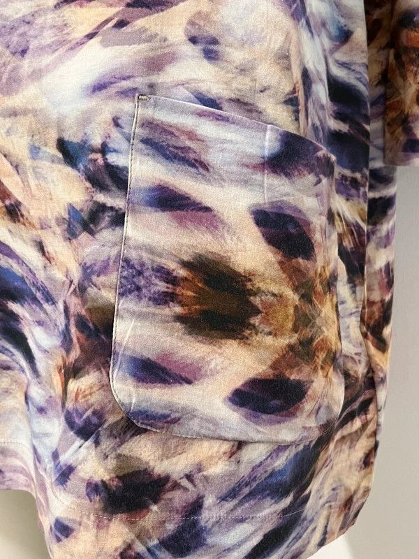 Escada Escada Emylia Sheath Midi Dress Purple Multicolor Size M / US 6-8 / IT 42-44 - 2 Thumbnail