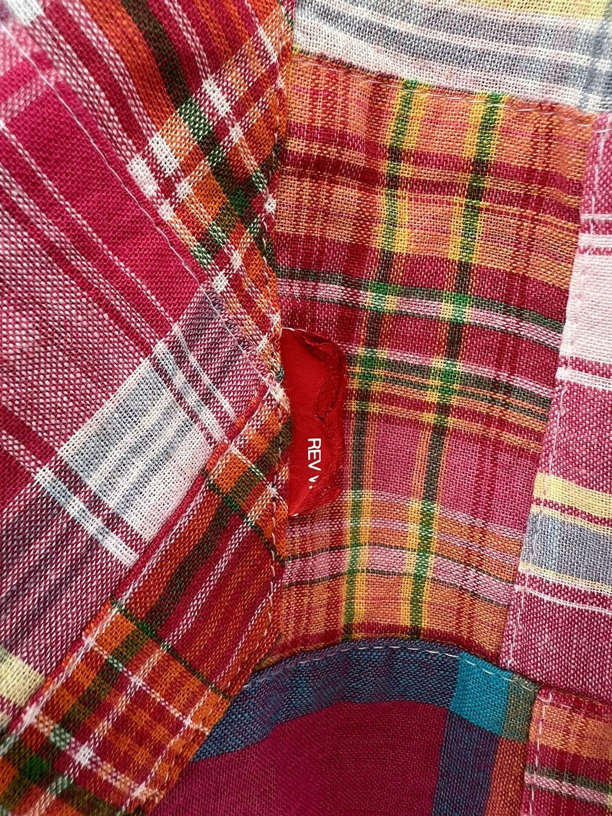 Japanese Brand × Wtaps WTAPS Japan Multicolor Patchwork Button Shirt Size US XL / EU 56 / 4 - 4 Thumbnail