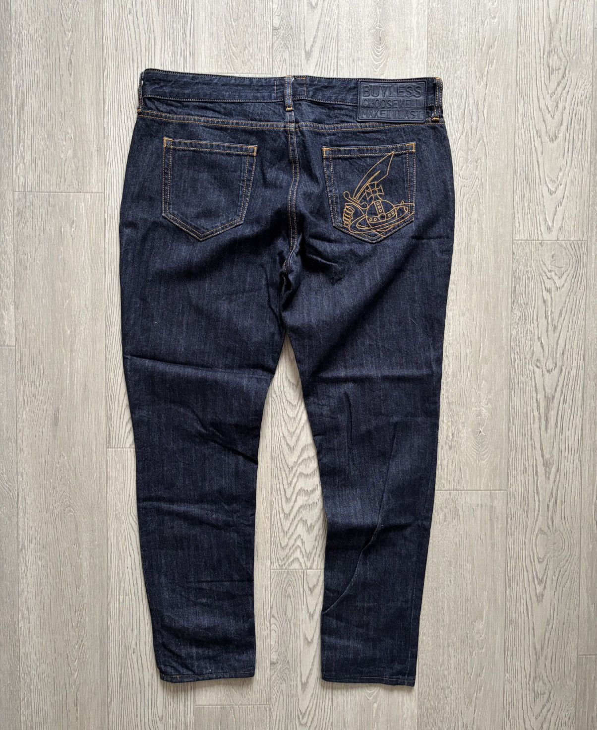 Designer × Vintage × Vivienne Westwood Vintage Vivienne Westwood Slim Jeans Big Logo Size US 32 / EU 48 - 1 Thumbnail