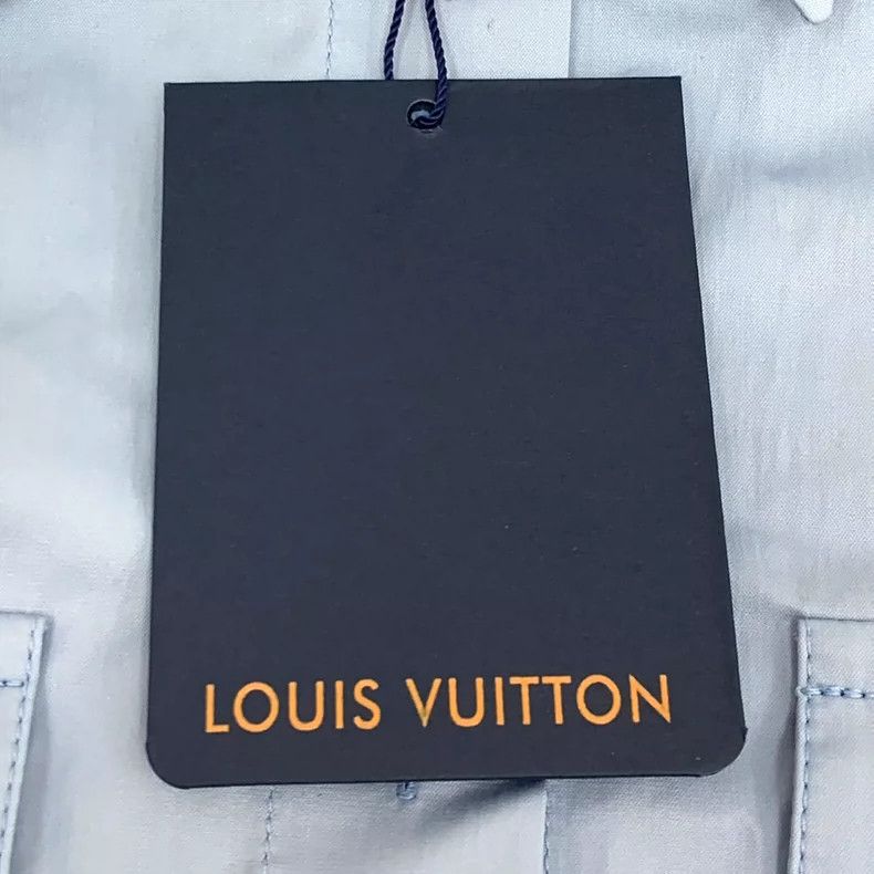 Louis Vuitton Louis Vuitton 24 blue cotton lapel single-breasted long-sl Size XS / US 0-2 / IT 36-38 - 8 Thumbnail