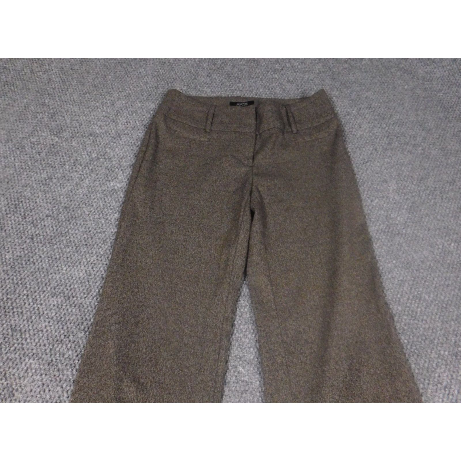Apt. 9 Apt. 9 Womens Pants 4 Brown Straight Chino Cotton Microfiber Lightweight Regular Inseam 31 in Size 27" / US 4 / IT 40 - 6 Thumbnail
