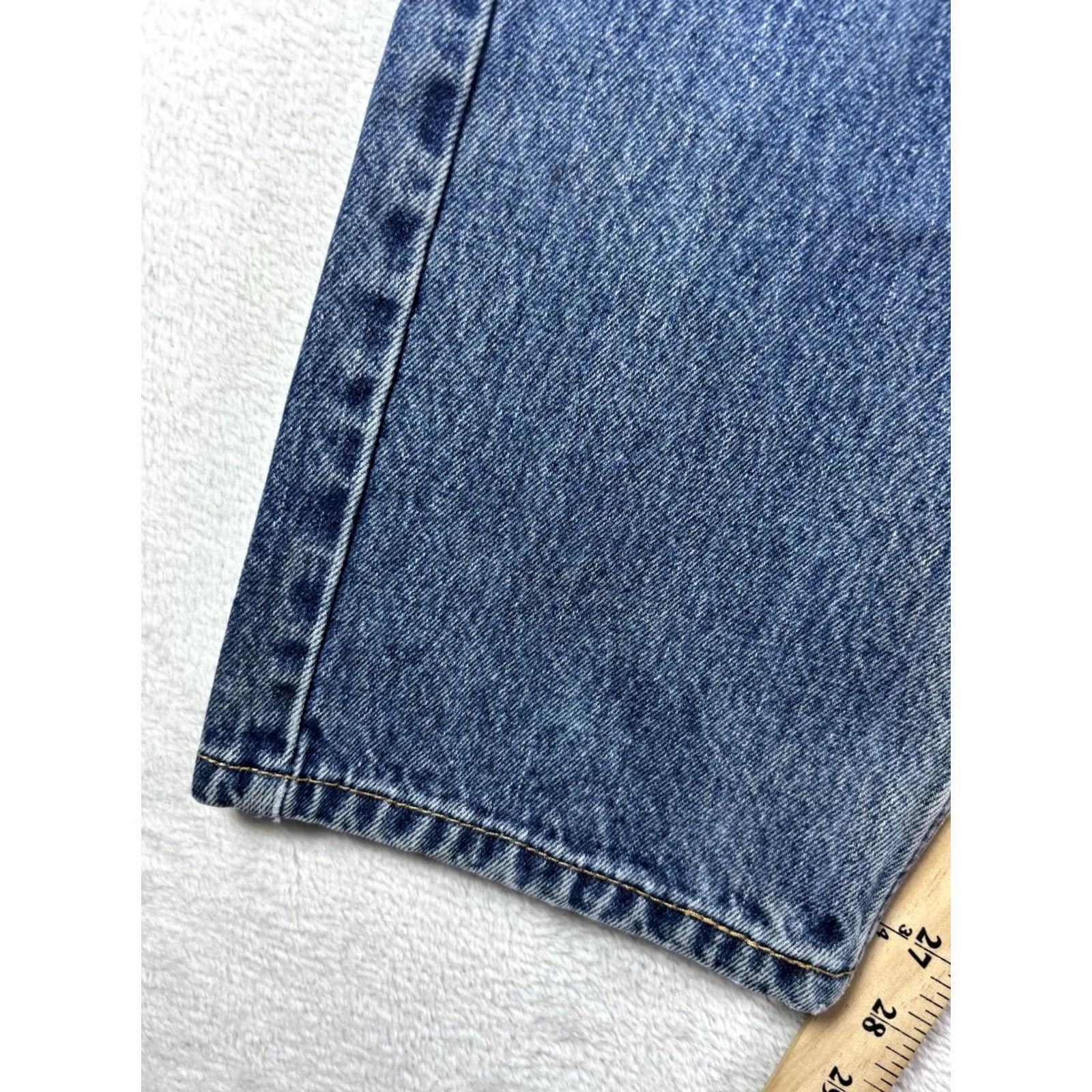 Levi's Levi's 505 Jeans Men's 36x29 Straight Leg Medium Wash Denim Workwear Cotton Jeans Regular Vintage: No Logo Button Zipper 5-Pocket 90s USA Cowboy Size US 36 / EU 52 - 4 Thumbnail