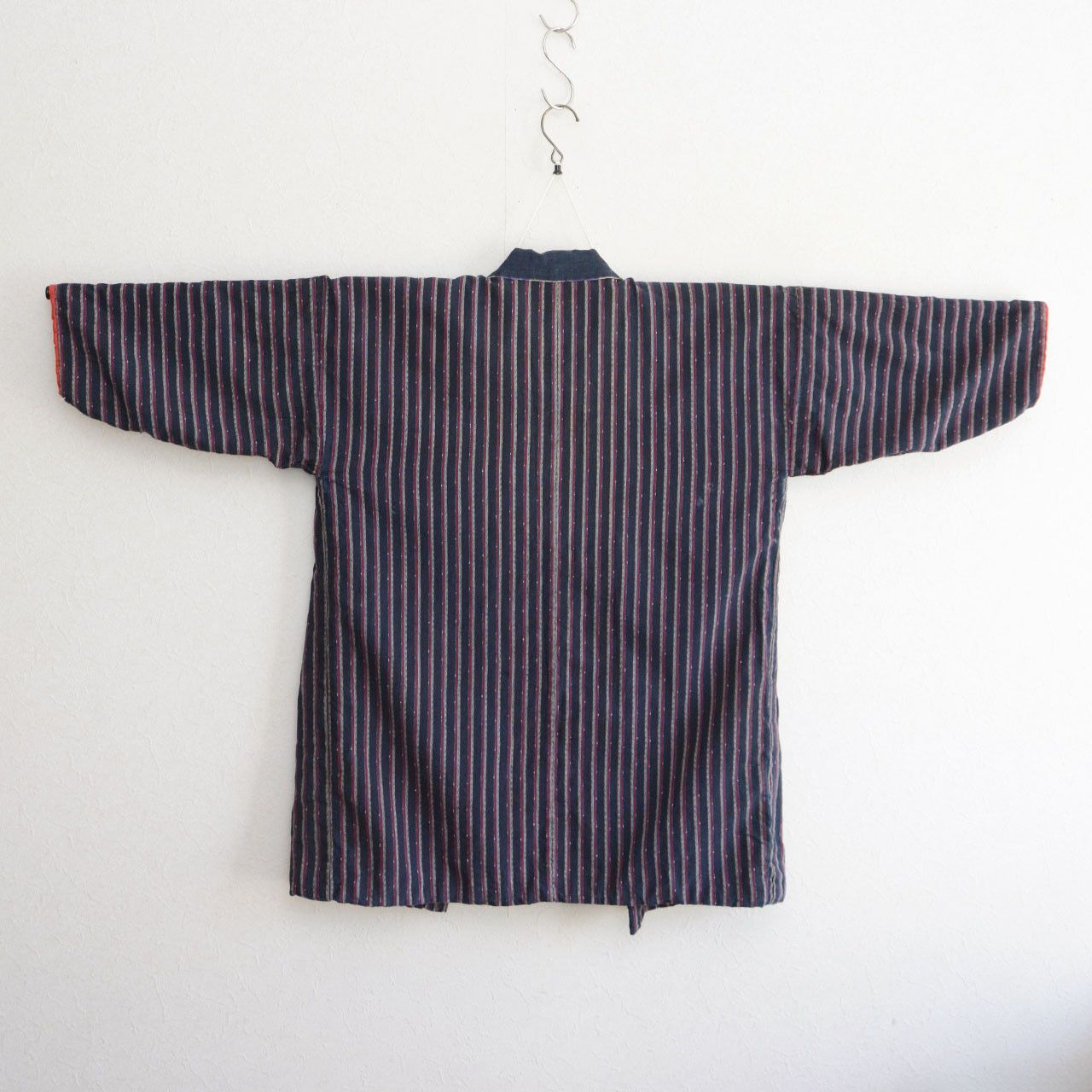 Japanese Brand Vintage Japanese Noragi Jacket Indigo Stripe Cotton Size US M / EU 48-50 / 2 - 3 Thumbnail