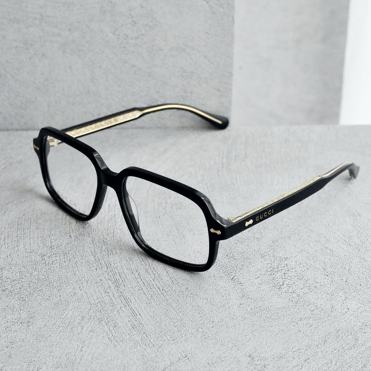 image of Gucci Gg0913O 001 Glasses in Black, Men's