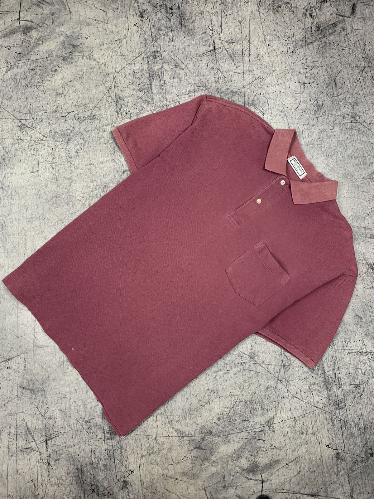 Luxury Vintage Yves Saint Laurent Polo Shirt Buttons 90s