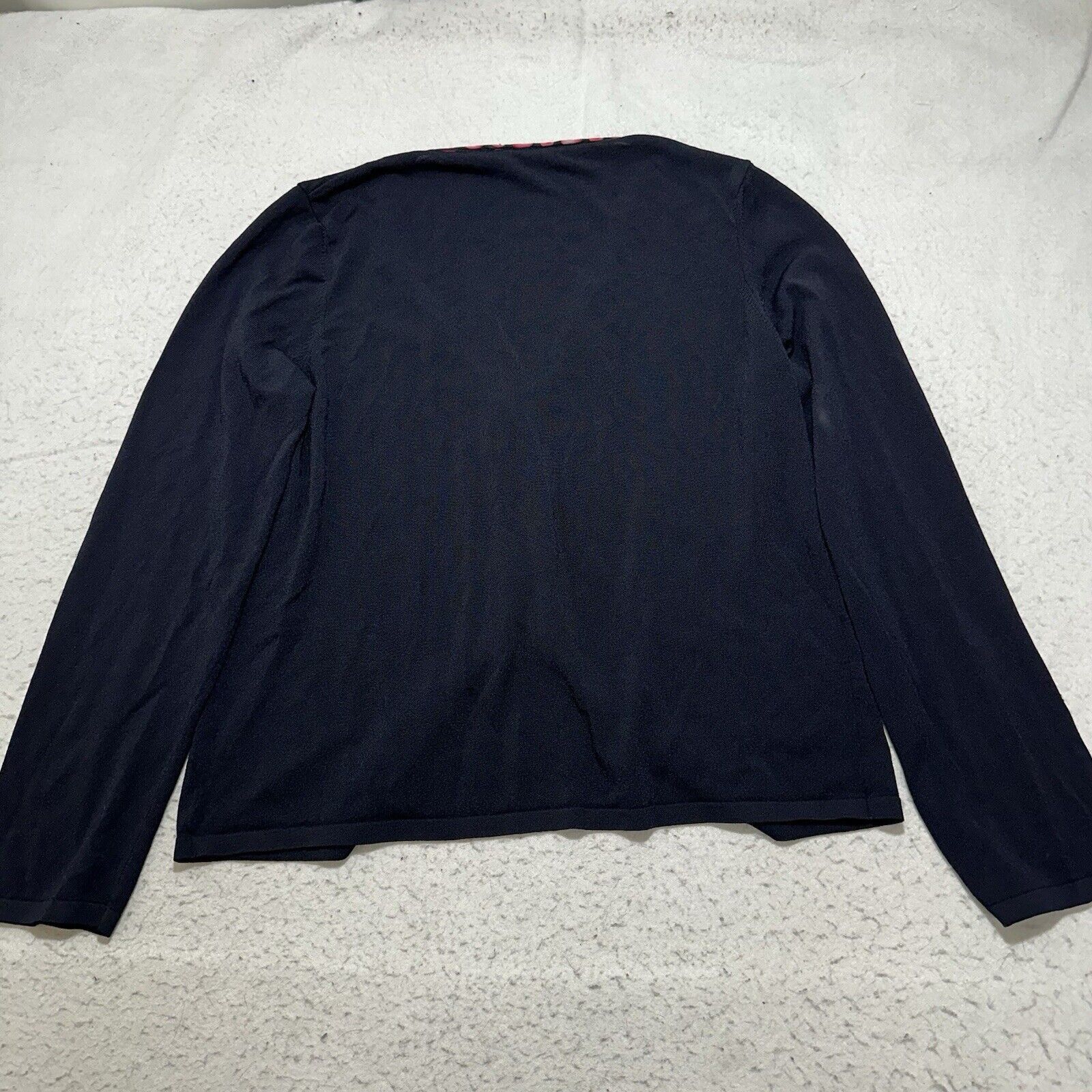Escada Vintage Escada 44 Large Silk V-Neck Button Cardigan Sweater Size L / US 10 / IT 46 - 10 Thumbnail