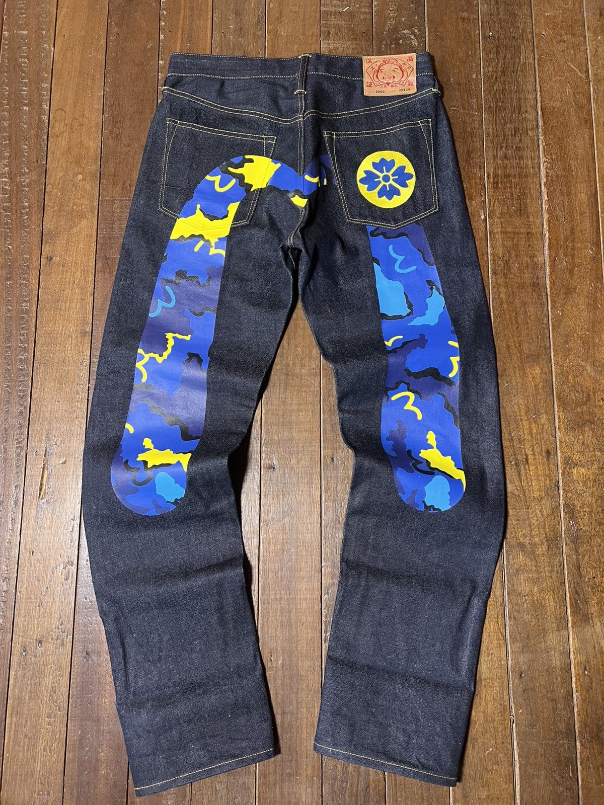 Evisu Evisu Daicock Denim Pants Size US 32 / EU 48 - 2 Thumbnail