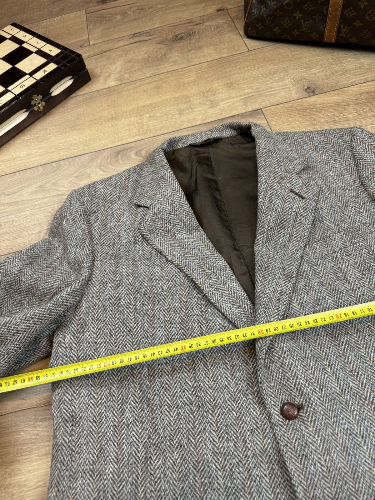 Harris Tweed Vintage wool blazer Harris Tweed original luxury item Size 48R - 5 Thumbnail