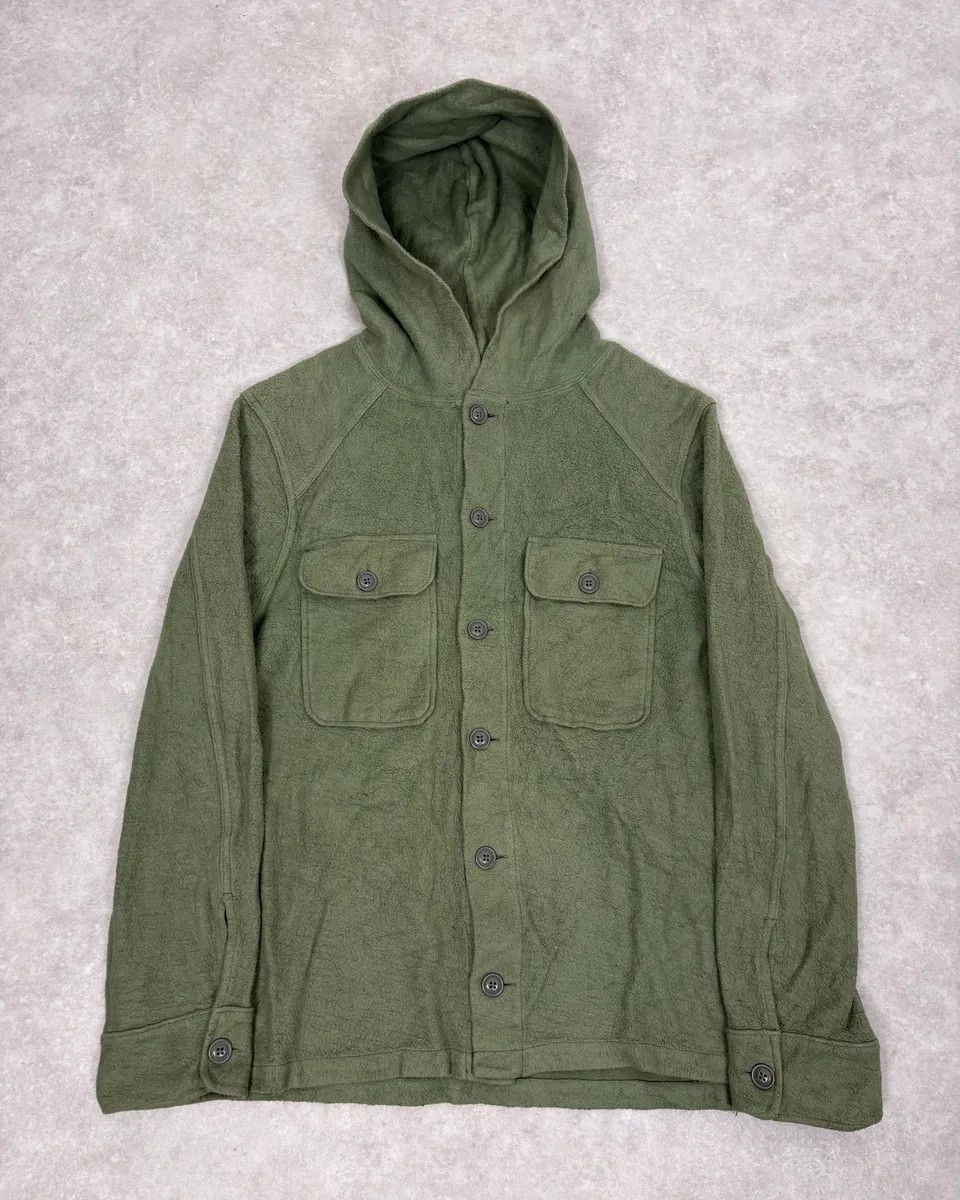 Polo Ralph Lauren 2010s Ralph Lauren Green Hooded Buttoned Jacket Size US S / EU 44-46 / 1 - 3 Thumbnail