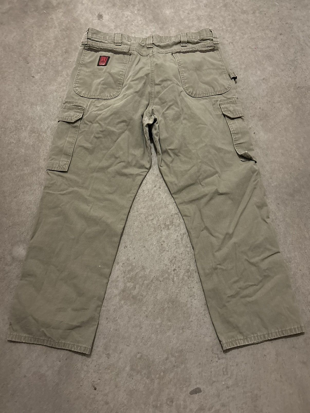 Wrangler Vintage Y2K Riggs Workwear By Wrangler Carpenter Cargo Pants Size US 38 / EU 54 - 4 Thumbnail