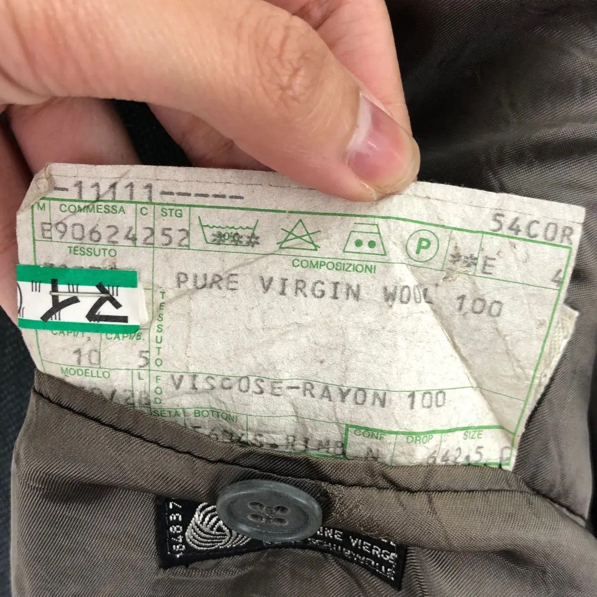 Gianni Feraud Vtg 90’ LOUIS FERAUD PARIS Baron Piccadilly Modesto Blazer Size 46R - 5 Thumbnail