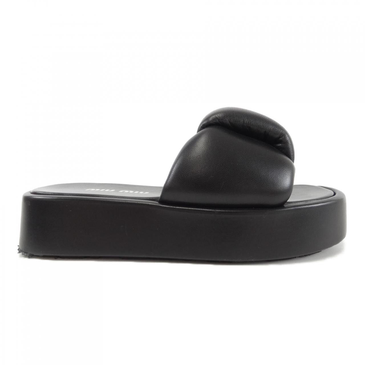 Miu Miu Miu Miu Miu Miu Sandals Leather Shoes DUTY FREE for USA Size ONE SIZE - 1 Thumbnail