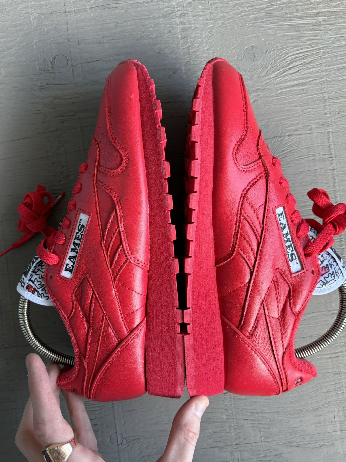 Other × Reebok Reebok x Eames Office Elephant Leather Vector Red October Size US 7 / EU 40 - 7 Thumbnail