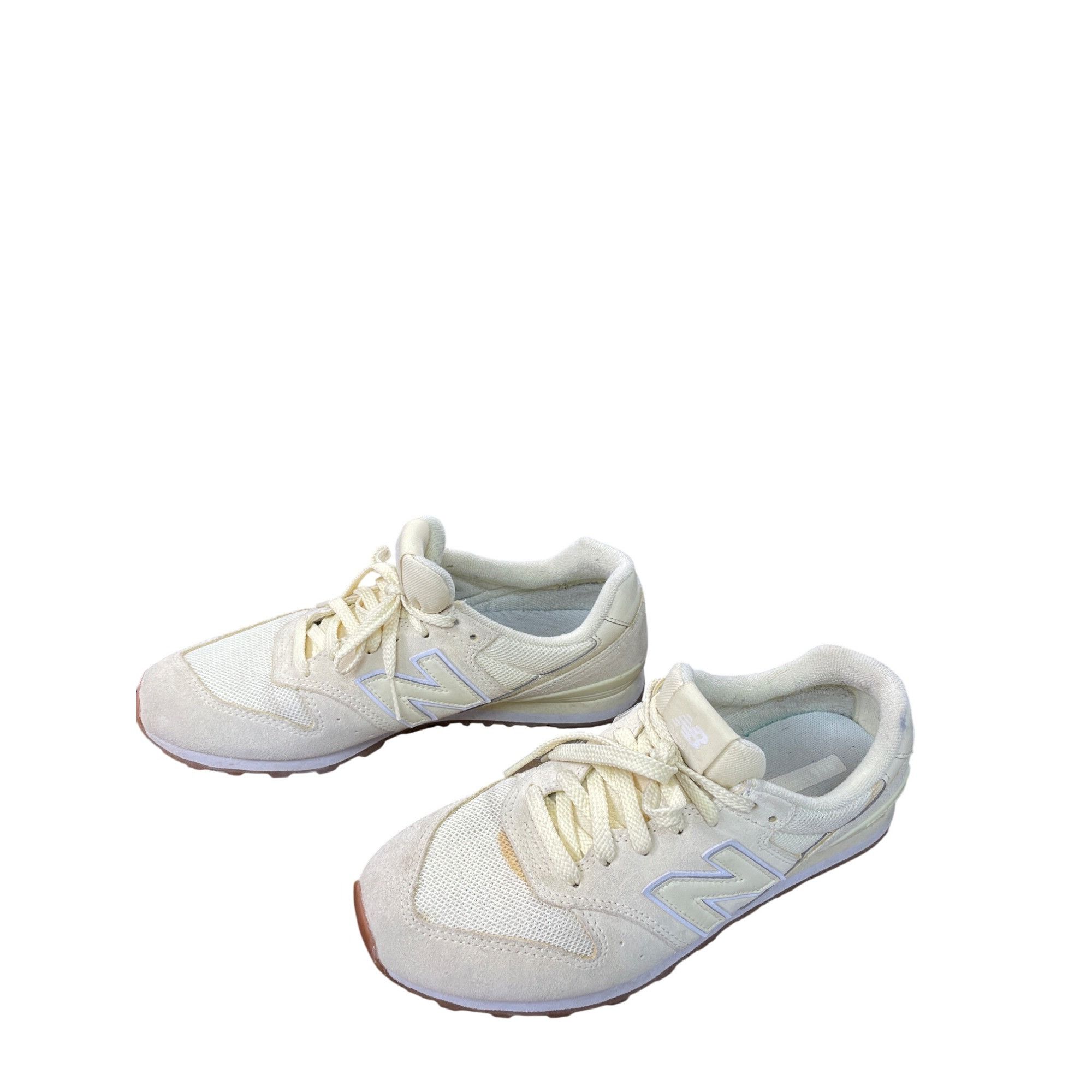 New Balance New Balance Womens 996 Yellow Suede Sneakers Size 9 SKU 8820 Size US 9 / IT 39 - 3 Thumbnail