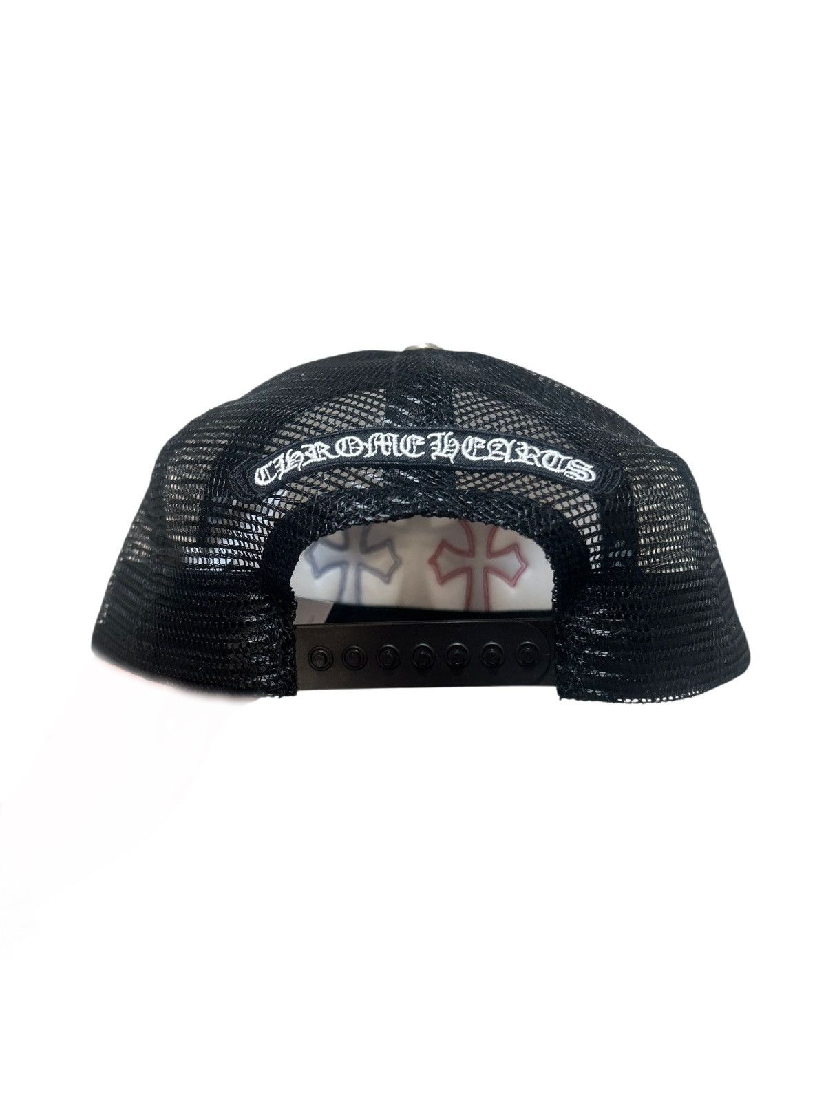 Chrome Hearts Chrome Hearts Trucker Hat Leather Cross Patches Size ONE SIZE - 3 Thumbnail