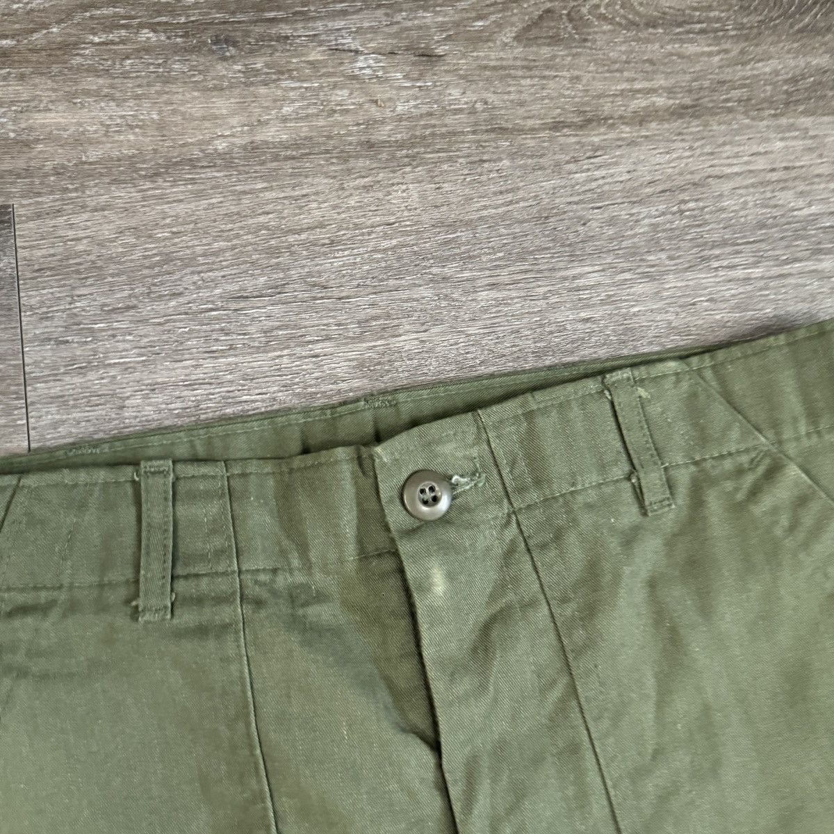 Vintage Vintage 70s military OG-107 wide leg front pocket pants Size US 33 - 3 Thumbnail