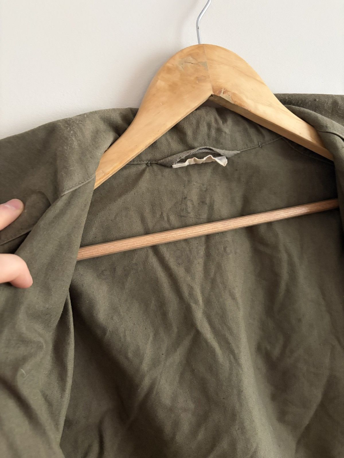 Vintage Olive Military Utility Jacket with Detachable Cape Size US M / EU 48-50 / 2 - 5 Thumbnail