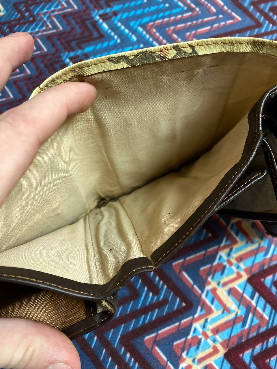 Burberry × Vintage Vintage Burberry Nova Check Leather Wallet Size ONE SIZE - 9 Thumbnail