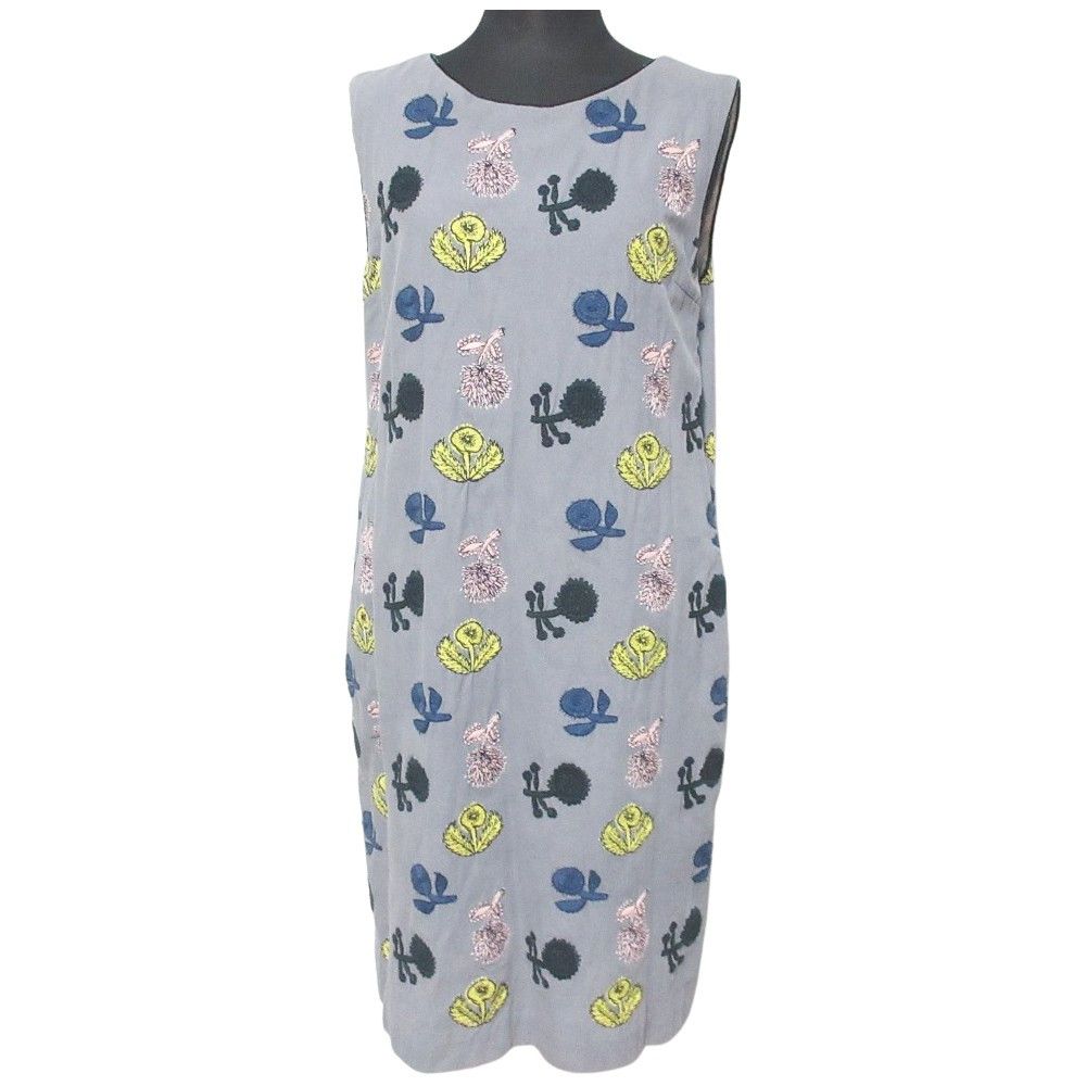 mina perhonen Mina Perhonen mina perhonen quartet embroidered dress Textile Dresses ta3268 DUTY FREE for USA Size ONE SIZE - 1 Thumbnail