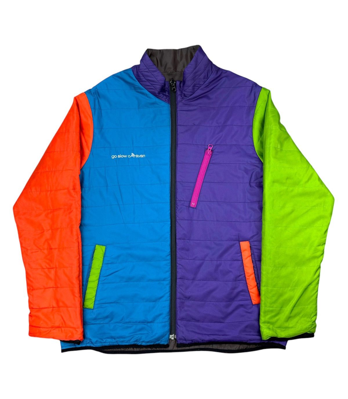 go slow caravan Go Slow Caravan Crazy Multicolor Reversible Jacket Size US L / EU 52-54 / 3 - 1 Thumbnail