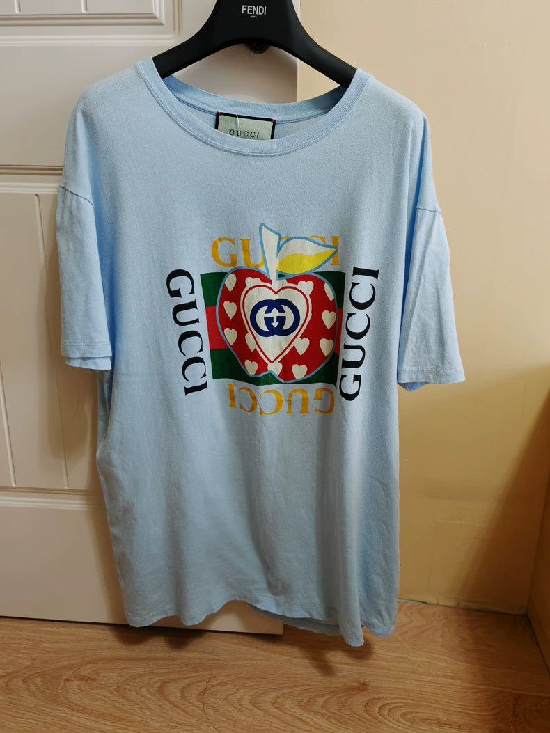 Gucci Gucci Apple Short Sleeve T-Shirt Size US M / EU 48-50 / 2 - 1 Thumbnail