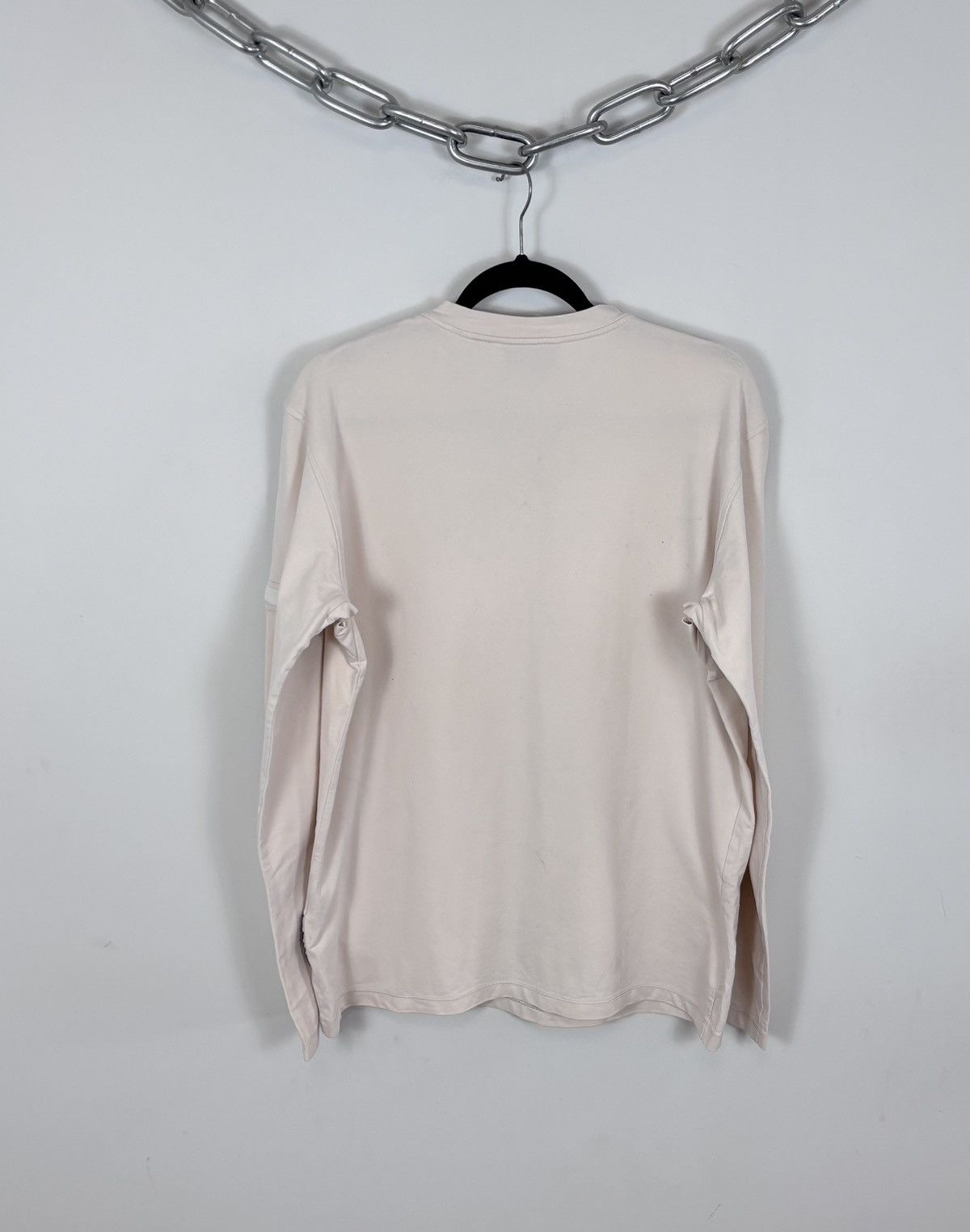 Valentino Vintage Valentino Sport Men’s Ivory Pink Long Sleeve T-Shirt Size US L / EU 52-54 / 3 - 21 Thumbnail