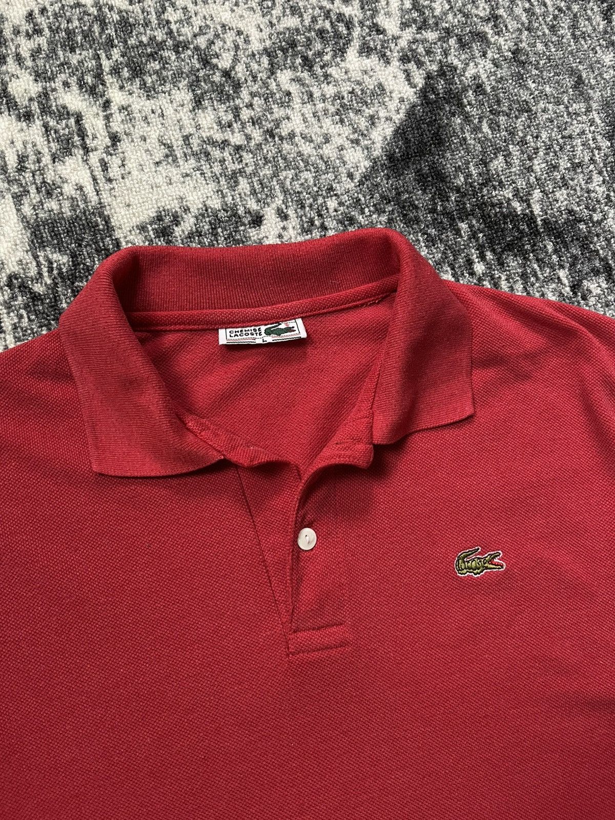 Lacoste × Vintage Vintage Lacoste Chemise Polo Shirt 90’s Y2K Size US M / EU 48-50 / 2 - 2 Thumbnail