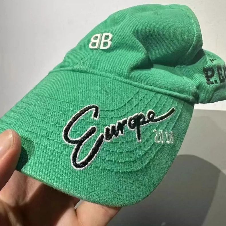 Balenciaga Balenciaga BB Embroidered Cap Hat-2505 Size ONE SIZE - 2 Thumbnail